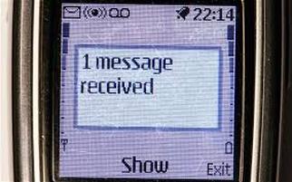 Text messages restarting